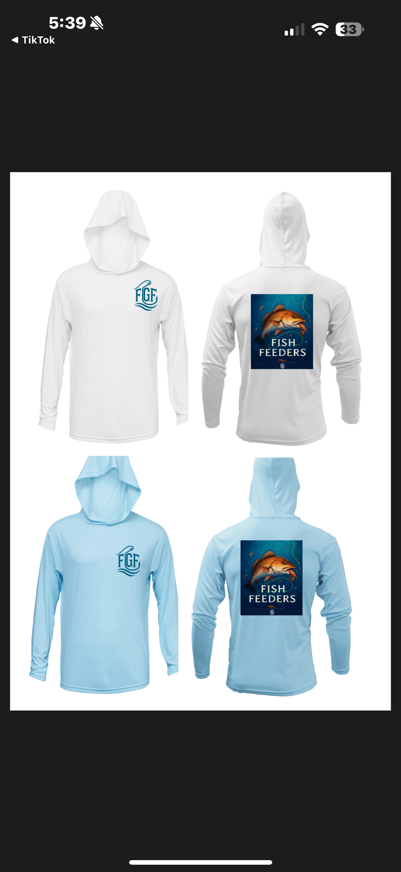 Fish feeders Hooded sweatshirt